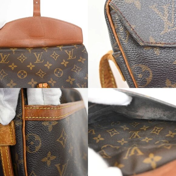 LOUIS VUITTON Jeune Fille MM Shoulder Bag Monogram Leather Brown M51226 30EF109 - Picture 14 of 16